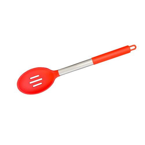 Colher Vazada Linha Pequim Vermelho em Silicone - Ke Home