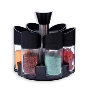 Kit Porta Temperos Giratório 7 peças - Ke Home