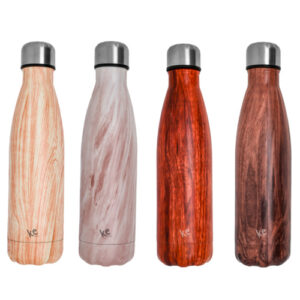 Garrafa Térmica Curve Wood 500 ml - Ke Home