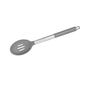 Colher Vazada em Silicone Linha Pequim Cinza - Ke Home