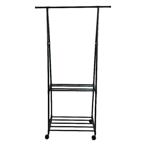 Arara Organizadora com 2 Prateleiras em Metal para Closet - Organiz