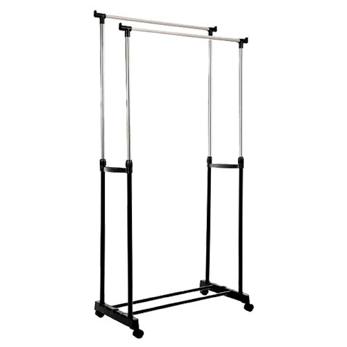Arara Dupla em Metal para Closet - Organiz