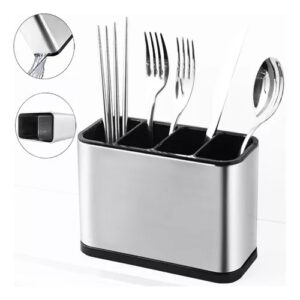 Porta Talheres Silver - Ke Home