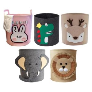 Cesto Organizador Infantil Bichinhos 33 x 35 cm - Organiz