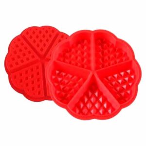Formas de Waffles Coração em Silicone - Ke Home