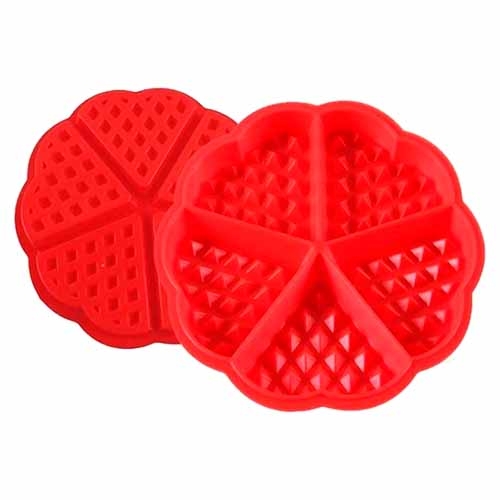 Formas de Waffles Coração em Silicone - Ke Home