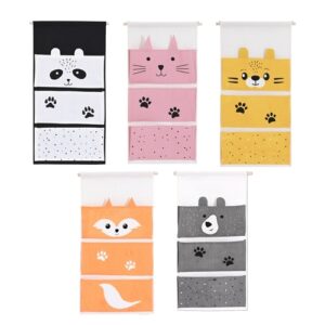 Organizador em Tecido de Parede Bichinhos - 30 x 60 cm - organiz