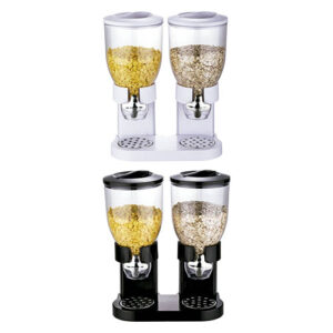 Dispenser Duplo para Grãos e Cereais 2 Litros - Ke Home