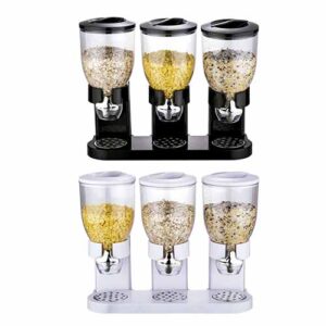 Dispenser Triplo para Grãos e Cereais 2 Litros - Ke Home