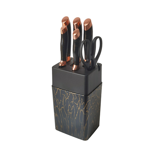 Conjunto de Facas Gold Marmorizadas - Ke Home