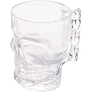 Caneca de Vidro Caveira 510 ml - Lanty