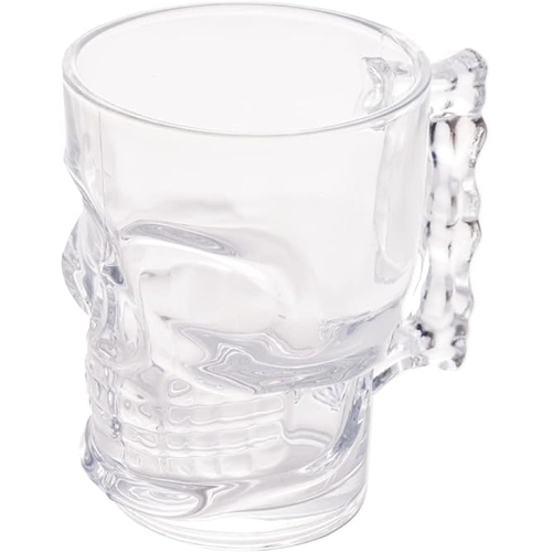 Caneca de Vidro Caveira 510 ml - Lanty