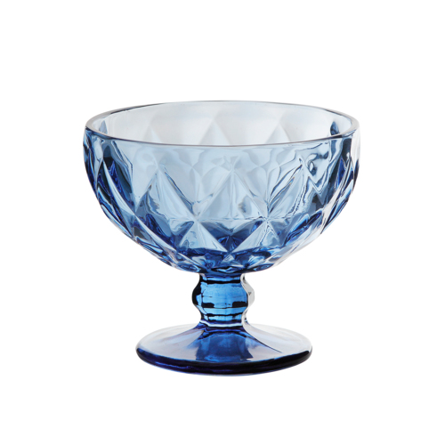 Kit 6 Taças Coquetel Vidro Diamond Safira 310 ml- Lanty