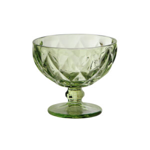 Kit 6 Taças Coquetel Vidro Diamond Esmeralda 310 ml- Lanty