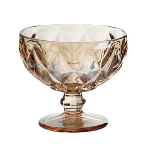 Kit 6 Taças Coquetel Vidro Diamond Âmbar 310 ml- Lanty