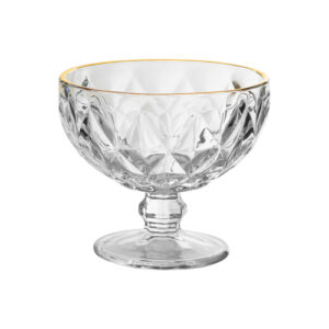 Taças para Coquetel Diamond Borda de Ouro 310 ml - Lanty