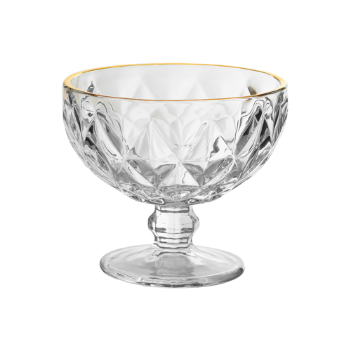 Taças para Coquetel Diamond Borda de Ouro 310 ml - Lanty