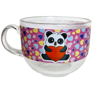 Xícara Estampada Panda 470 ml - Lanty