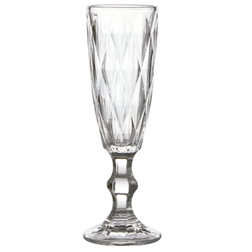 Kit 6 Taças de Champagne Diamond Clear 170 ml - Lanty