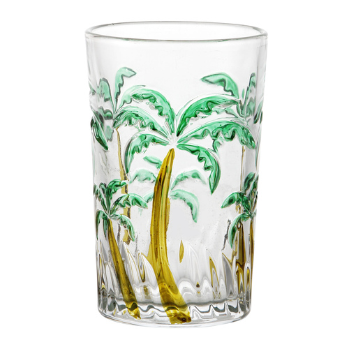 Kit 6 Copos de Vidro Palm Tree 350 ml - Lanty