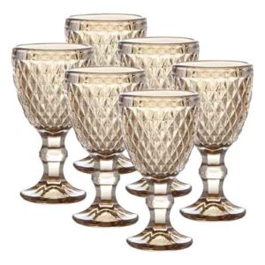 Kit 6 Taças de Licor Florença Âmbar 50 ml - Lanty