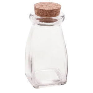 Pote de Vidro Tempero com Tampa de Rolha 120 ml - Lanty