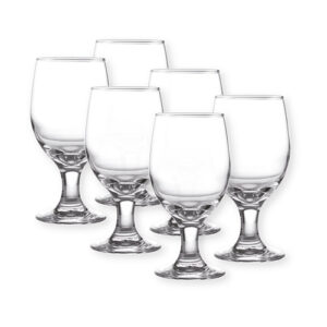 Kit 6 Taças de Vidro Bavária 410 ml - Lanty