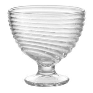 Kit 6 Taças de Vidro para Sobremesa Waves 300 ml - Lanty