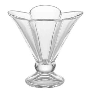 Kit 6 Taças de Vidro para Sobremesa Flora 200 ml - Lanty