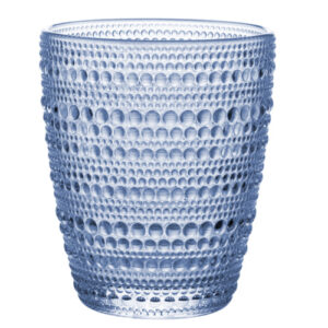 Kit 6 Copos de Vidro Pérola Safira 300 ml - Lanty