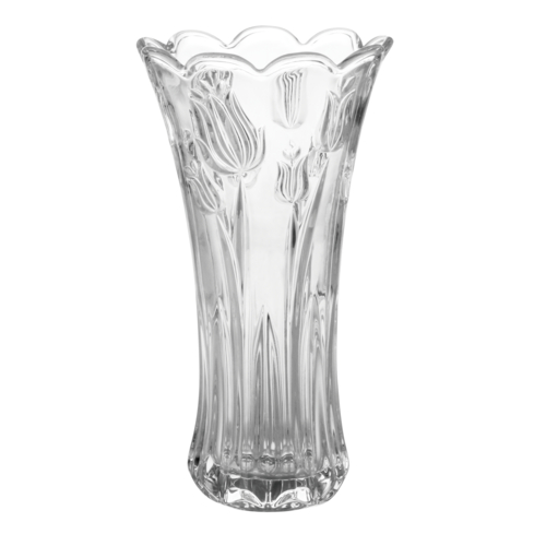 Vaso de Vidro Decorativo Tulipa 12 x 23 cm - Lanty