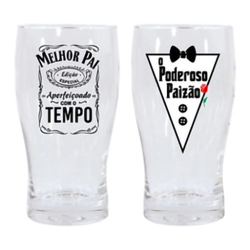 Copo de Vidro Dia dos Pais Poderoso Paizão 5