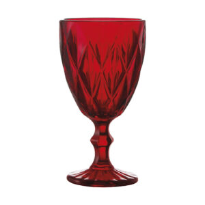 Kit 6 Taças para Vinho Diamond Rubi  340 ml - Lanty