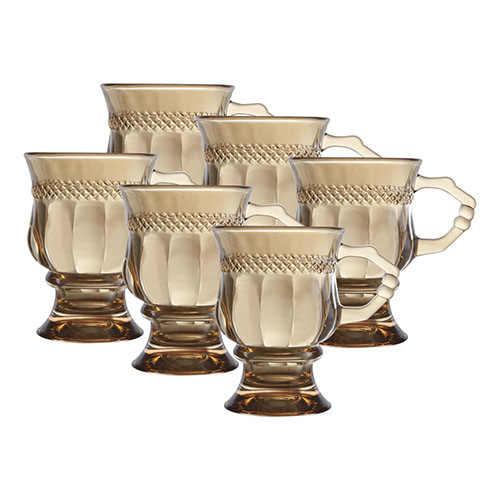 Kit 6 Canecas para Capuccino Âmbar 142 ml - Lanty