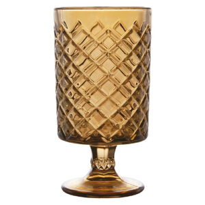 Vaso de Vidro Decorativo Topázio 10 x 18