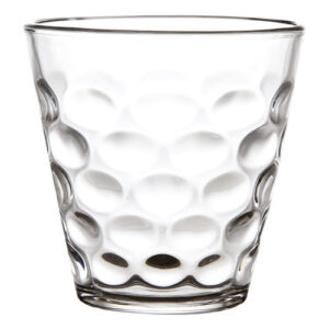 Kit 6 Copos de Vidro Bubles Clear 260 ml - Lanty