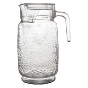 Jarra de Vidro com Alça Martelados 10