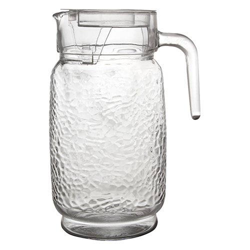 Jarra de Vidro com Alça Martelados 10