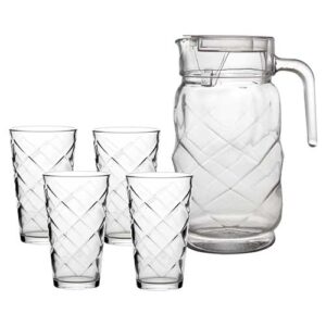 Kit Jarra 2 Litro e 6 Copos Vintage 480 ml - Lanty