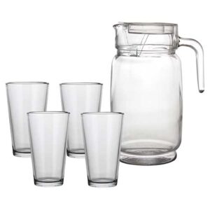 Kit Jarra 2 Litro e 6 Copos Clear 480 ml - Lanty