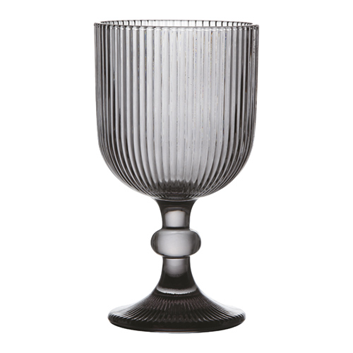 Kit 6 Taças de Vidro para Vinho Versalhes Titânio 390 ml - Lanty