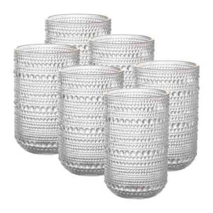 Kit 6 Copos de Vidro Pérola Rainbow 460 ml - Lanty