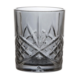 Kit 6 Copos de Vidro Dublin Titânio 320 ml - Lanty