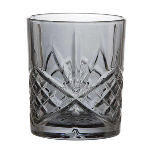 Kit 6 Copos de Vidro Dublin Titânio 320 ml - Lanty