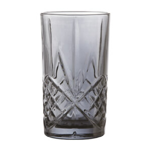 Kit de Copos de Vidro Dublin Titânio 360 ml - Lanty