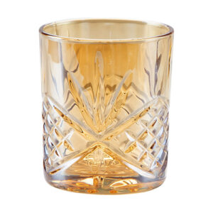 Kit 6 Copos de Vidro Dublin Âmbar 320 ml - Lanty