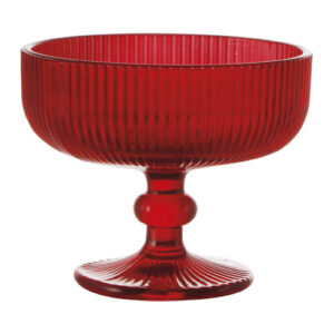 Kit 6 Taças de Vidro para Sobremesa Versalhes Rubi 310 ml - Lanty