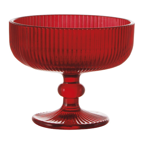 Kit 6 Taças de Vidro para Sobremesa Versalhes Rubi 310 ml - Lanty