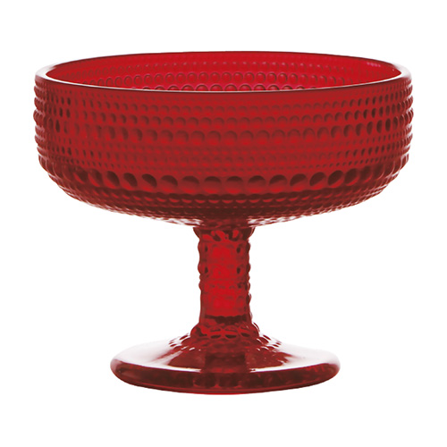 Kit 6 Taças de Vidro para Sobremesa Pérola Rubi 310 ml - Lanty