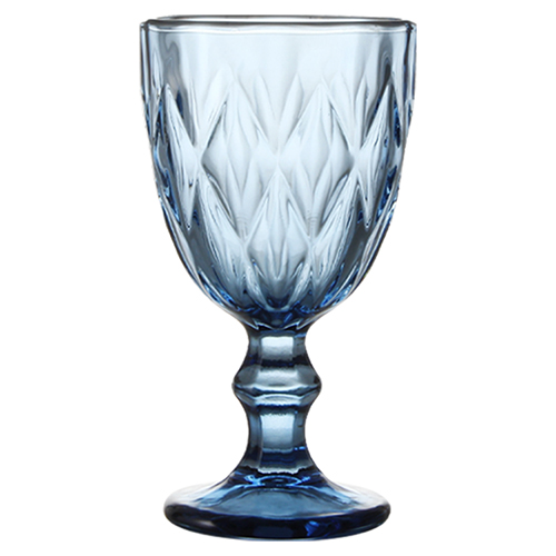 Kit 6 Taças de Vidro Diamond Safira 260 ml - Lanty